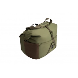Brompton Large Roll Top Bag - Olive Green - stock image 