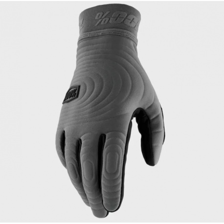 100% Xtreme Brisker Glove - Black - Charcoal - Medium