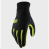 100% Xtreme Brisker Glove - Fluo Yellow / Black - Medium