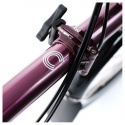 Brompton C Line 4-speed mid - Amethyst Lacquer with Rack and Dynamo