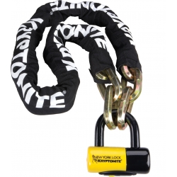 New York Fahgettaboudit 150cm chain and padlock from Kryptonite 