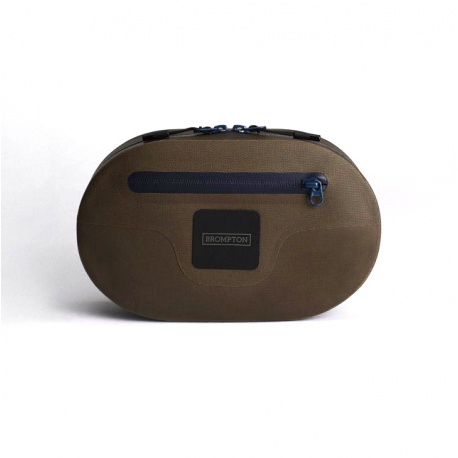 Brompton Zip Case Small - Olive Green - stock image - front 