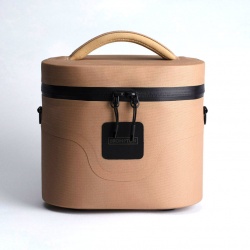 Brompton Zip Case Medium - Sand - stock image - front view 