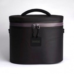 Brompton Zip Case Large - Black - stock image - front view 