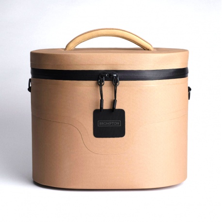 Brompton Zip Case Large - Sand - stock image front view 