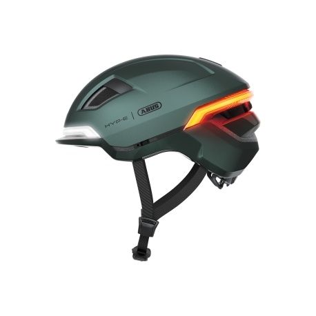 ABUS HYP-E Urban Commuting Helmet in Jungle Green - Large - side view 