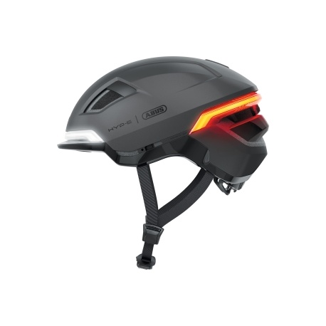 ABUS HYP-E Urban Commuting Helmet in Volcano Titan - Small - side view 