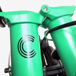 Brompton C Line 4-speed High - Palm Green
