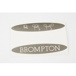 Brompton decal for superlight bikes
