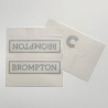 Brompton decal - C Line - Silver