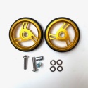 Brompton A, C, P, T Colour Roller Wheel Pair - Gold