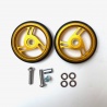 Brompton A, C, P, T Colour Roller Wheel Pair - Gold