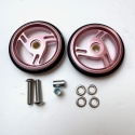 Brompton A, C, P, T Colour Roller Wheel Pair - Pink