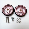 Brompton A, C, P, T Colour Roller Wheel Pair - Pink