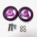 Brompton A, C, P, T Colour Roller Wheel Pair - Purple