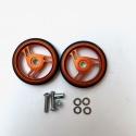 Brompton A, C, P, T Colour Roller Wheel Pair - Orange