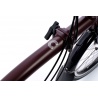 Brompton C Line 12-speed High - Red Plum - with rack