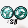 Brompton G Line Roller Wheels - 80mm - Green