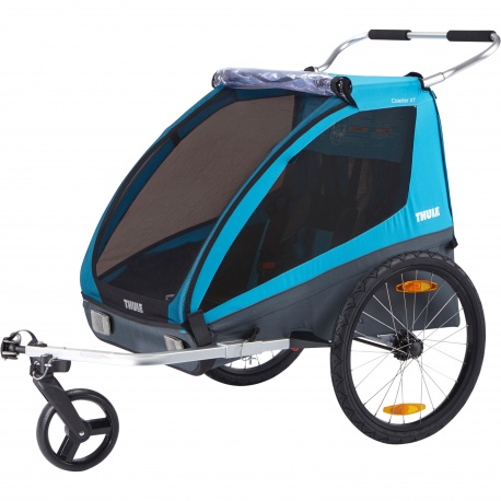 Thule Coaster XT - 2-Seat Bike Trailer Blue