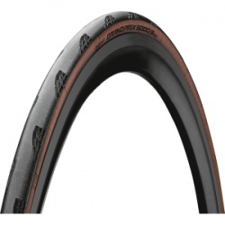 Continental GP5000 S TR Tubeless Road Race Tyre in Black/Trans (Folding)