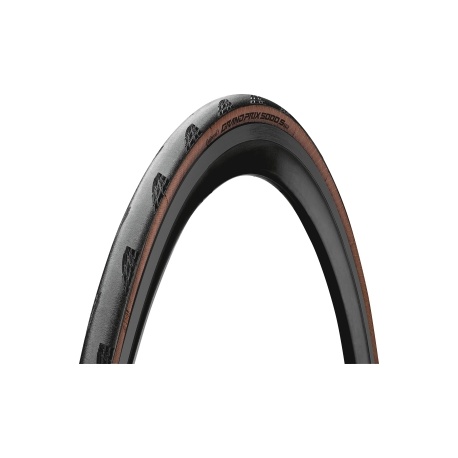 Continental GP5000 S TR Tubeless Road Race Tyre in Black/Trans (Folding)