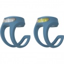 Knog Frog Light V3 Rechargeable - New Denim Blue front and rear light