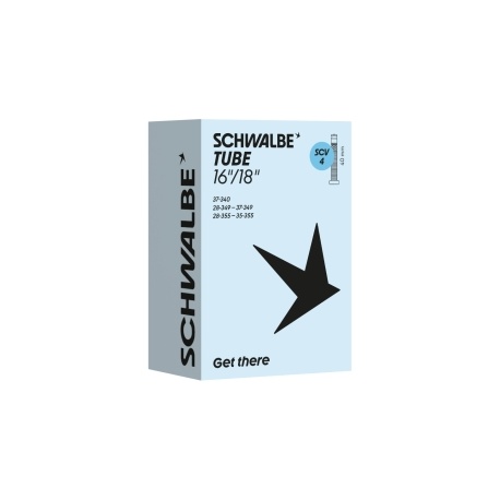 Schwalbe SCV4 Clik Valve Tube 40mm (16 x 1 3/8" - 18 x 1.35")