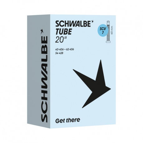 Inner tube 20 x 1.50 - 20 x 2.40 inch by Schwalbe - SCV7 Clik valve