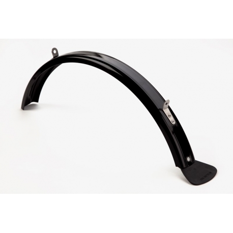Brompton rear mudguard - BLACK - for bikes WITH a rack (no dynamo cut-out)