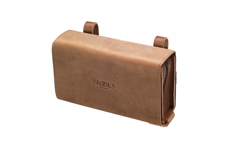 Brooks D Shaped Tool Bag - Pre Aged / Dark Tan
