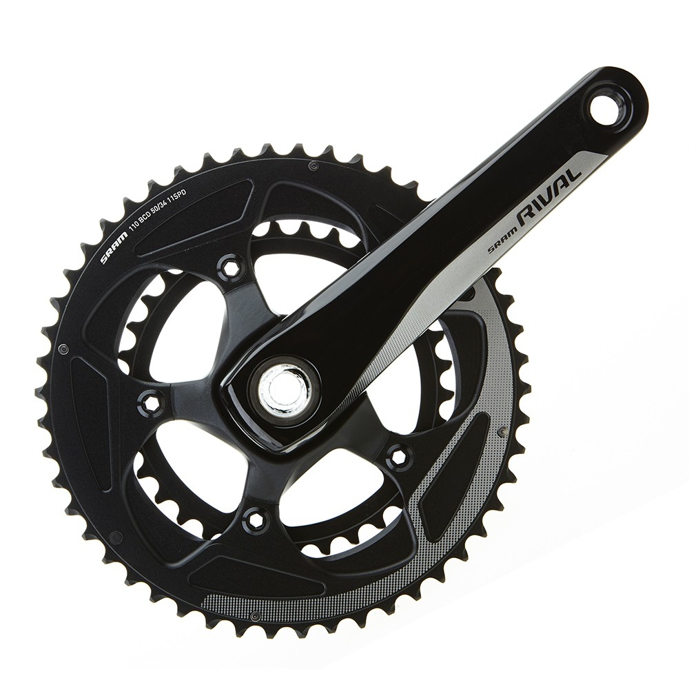 セール SRAM RIVAL22 機械式コンポ（クランクBB30, 172.5） SRAM Rival22 Crank Set BB30 172.5 50-34 Yaw, Bearings NOT incl