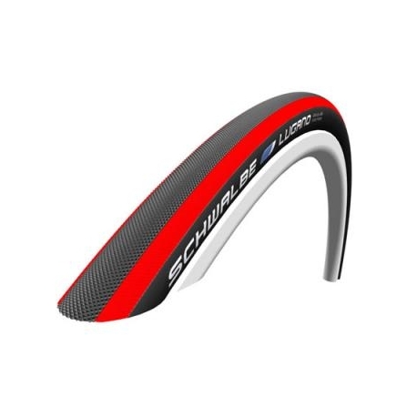 Schwalbe LUGANO 700 x 23C Folding tyre Red Stripes
