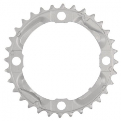 Shimano FC-M430-8 chainring and protector, 22T, silver