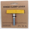 Brompton hinge clamp lever / bolt assembly - Sunflower Yellow