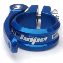 Hope seat clamp - quick release - 31.8 - Blue