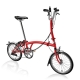 Brompton H6L Red folding bicycle