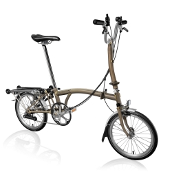 Brompton H6R Raw Lacquer folding bicycle