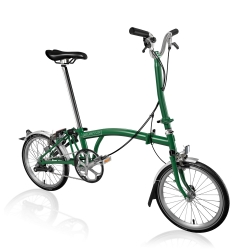 Brompton 2017 H3L Racing Green folding bicycle