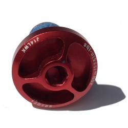 Shoulder bolt RED / fine thread for Intense bikes