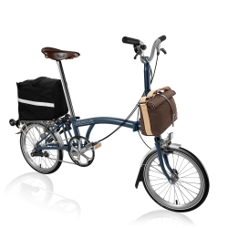 Brompton 2017 M3R Tempest Blue folding bike