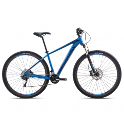 Orbea MX20 mountain bike 2018 - blue and red - side view