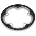 Brompton chain ring and guard assembly for 44T spider crankset
