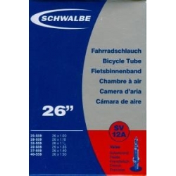 Schwalbe 26 x 1.0 - 1.5 " inner tube for mountain bike presta valve