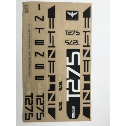 Intense Tracer 275A USA decals - Black/White