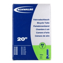 Inner tube 20 x 1.75 - 2.125 " from Schwalbe, perfect for Dahon folding bikes