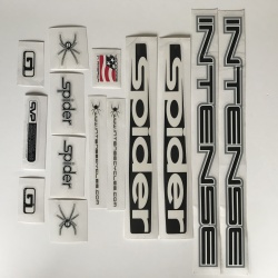 Intense Spider Decals Black