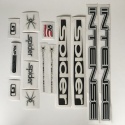 Intense Spider Decals Black