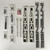 Intense Spider Decals Black