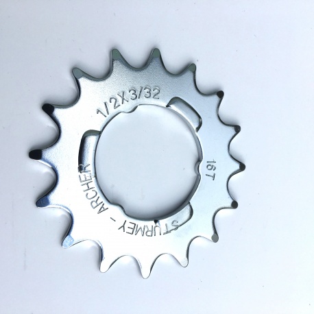 Sturmey Archer sprocket 16T 3/32 inch flat - front