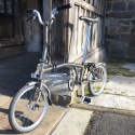 BROMPTON 2010’ M3L Raw Brompton M3L Folding Bike with Schwalbe Marathon Tyres in